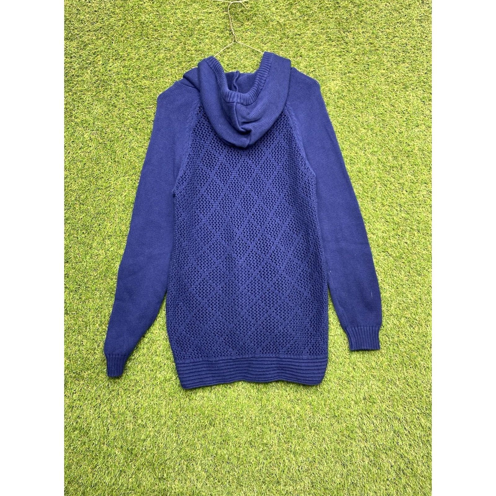 Prana prAna Knit Hoodie Henley Mens XS Long Blue Wool Blend Sweatshirt Shirt ML? Size US XS / EU 42 / 0 - 2 Thumbnail