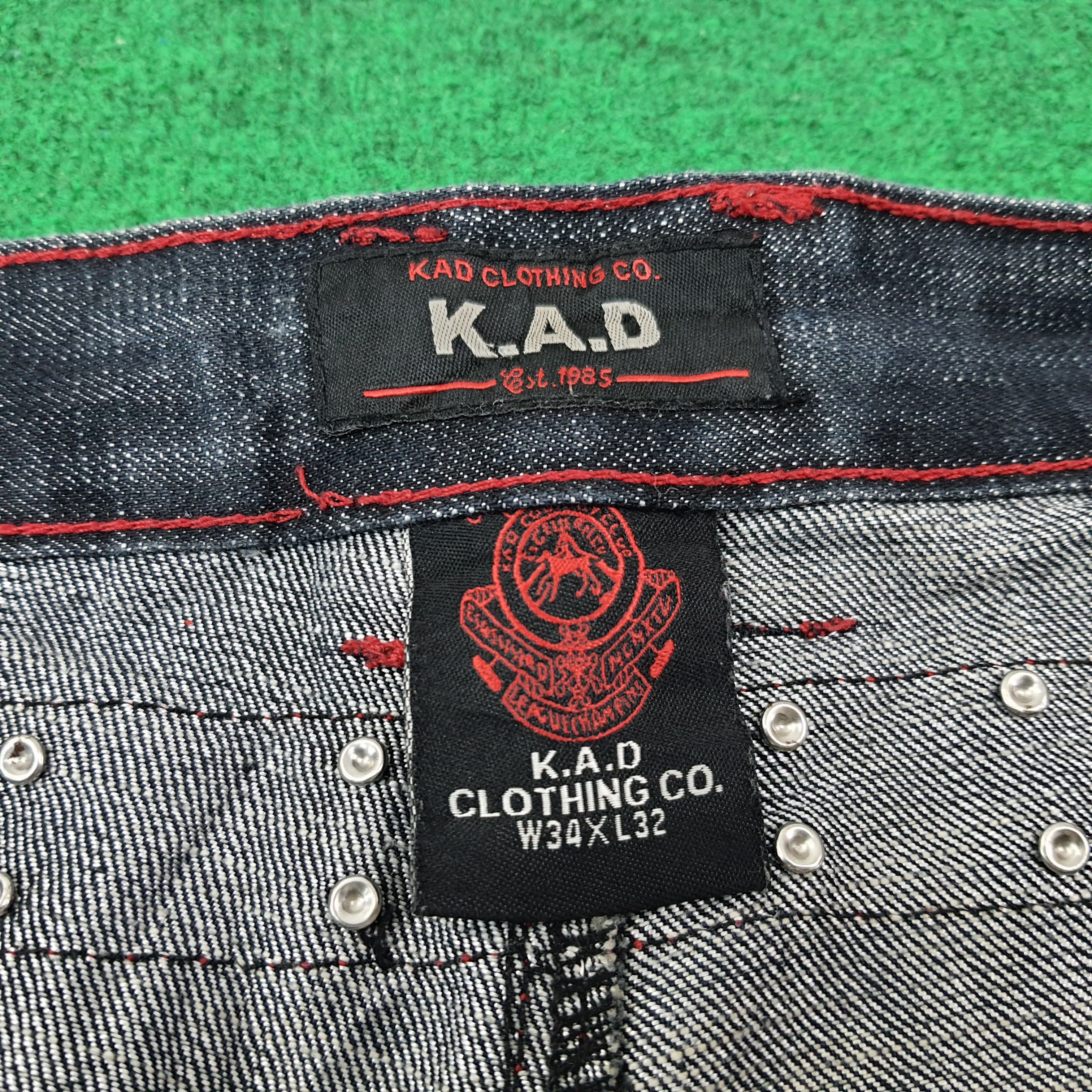 Vintage Vintage K.A.D Clothing Co. Streetwear Jean C235N2 Size US 34 / EU 50 - 7 Thumbnail
