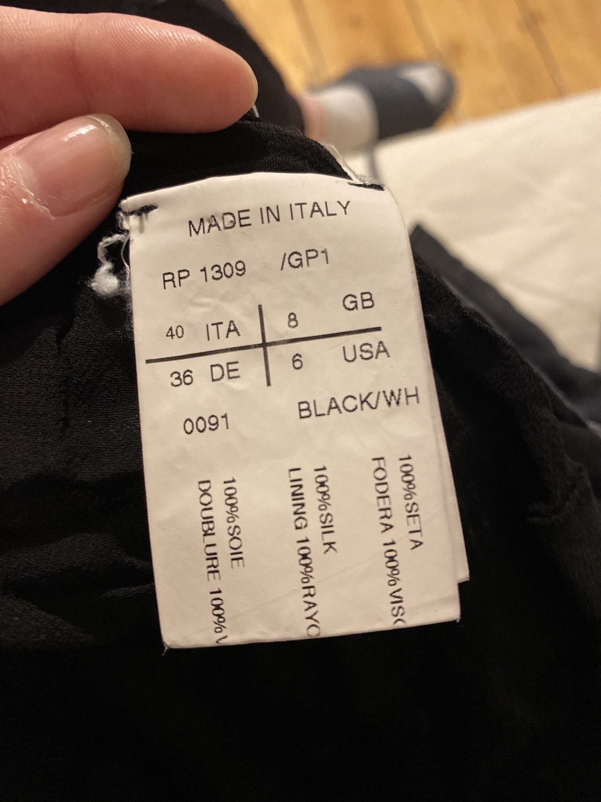 Rick Owens Rick Owens SS07 WISHBONE Archive Silk Layered Asym Skirt Size 27" / US 4 / IT 40 - 3 Thumbnail
