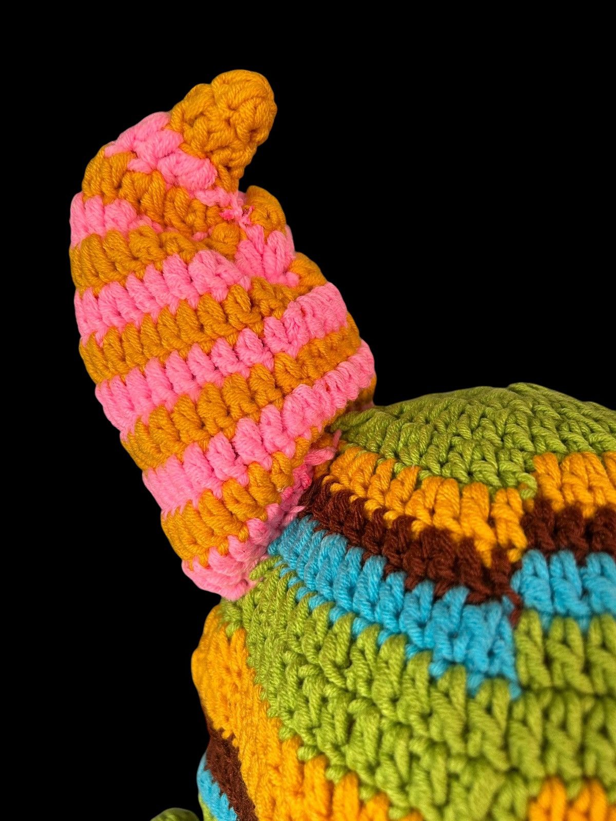 Japanese Brand × Kapital × Vintage Very Rare Crochet Knitted Handmade Balaclava Masked Size ONE SIZE - 7 Thumbnail
