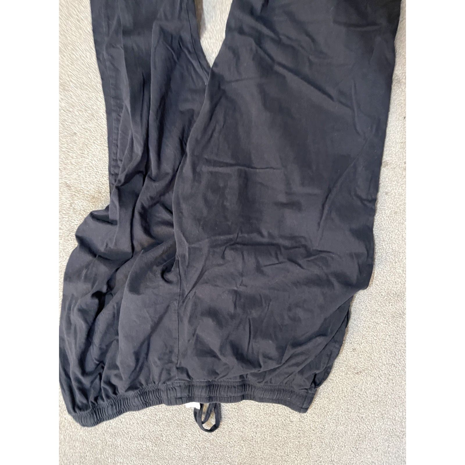 Vintage M&M Lounge Pants Black Graphic Print Drawstring Waist Mens XL Size US 36 / EU 52 - 4 Thumbnail