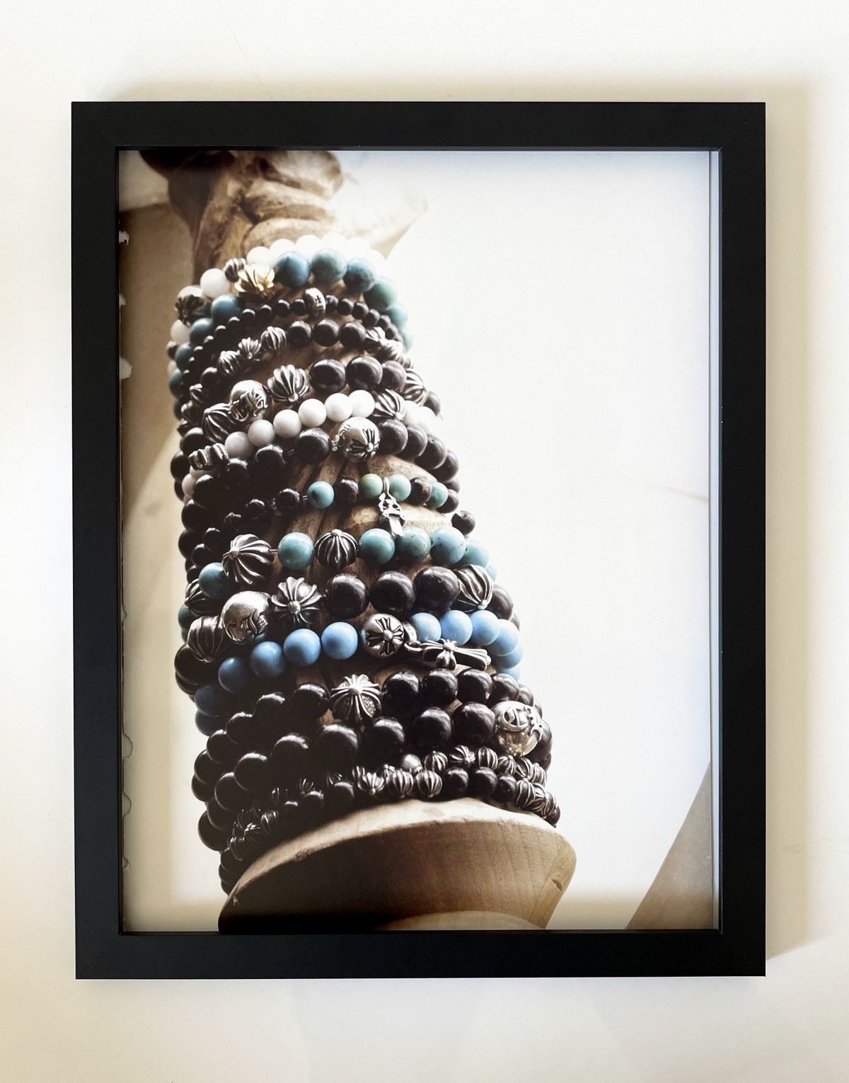 Chrome Hearts × Vintage Chrome Hearts silver beaded bracelets Poster framed 9x11 Size ONE SIZE - 1 Thumbnail