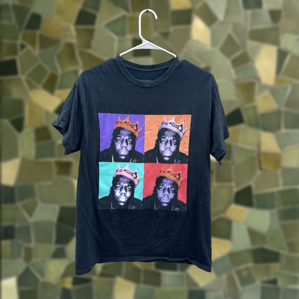 Vintage The Notorious BIG T-Shirt Size Medium Black Short Sleeve Graphic Shirt Size M / US 6-8 / IT 42-44 - 1 Thumbnail