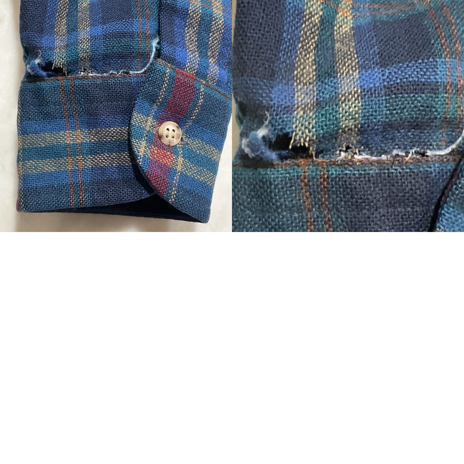 Pendleton Pendleton Wool Shirt Men M Pocket Long Sleeve Plaid Holes Multicolor USA Outdoor Classic Button-Up Size US M / EU 48-50 / 2 - 10 Thumbnail