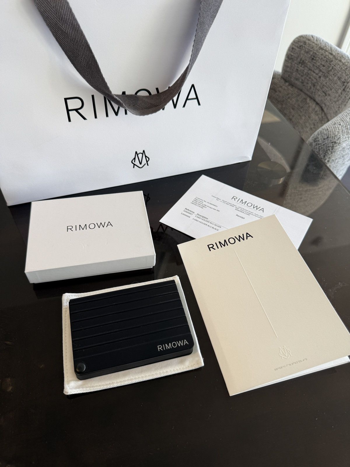 Rimowa Rimowa Black Aluminum Card Holder Size ONE SIZE - 1 Thumbnail