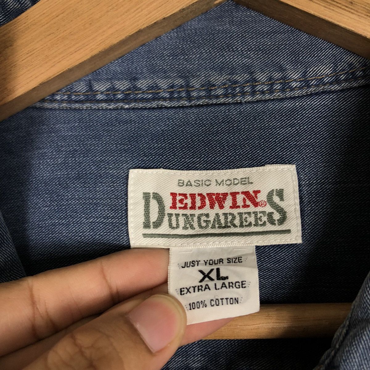 Japanese Brand 🔥90’s Vintage Chambrey Denim Jacket Edwin USA Size US XL / EU 56 / 4 - 13 Thumbnail