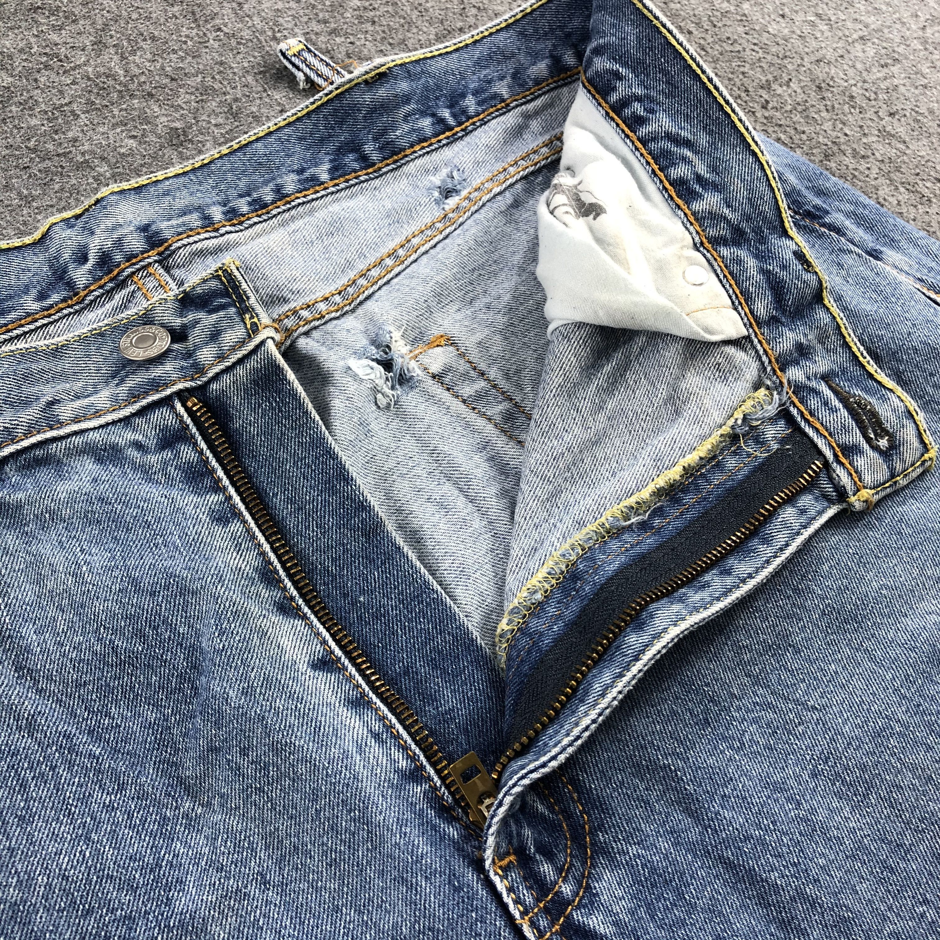 Levi's Vintage Blue Wash Levis 505 Jeans-J1676 Size US 38 / EU 54 - 9 Thumbnail
