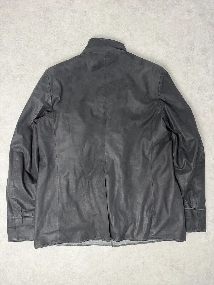 Dior 2010s Dior Black Calf Leather & Cashmere Premium Jacket by Kris Van Assche Size US L / EU 52-54 / 3 - 2 Thumbnail