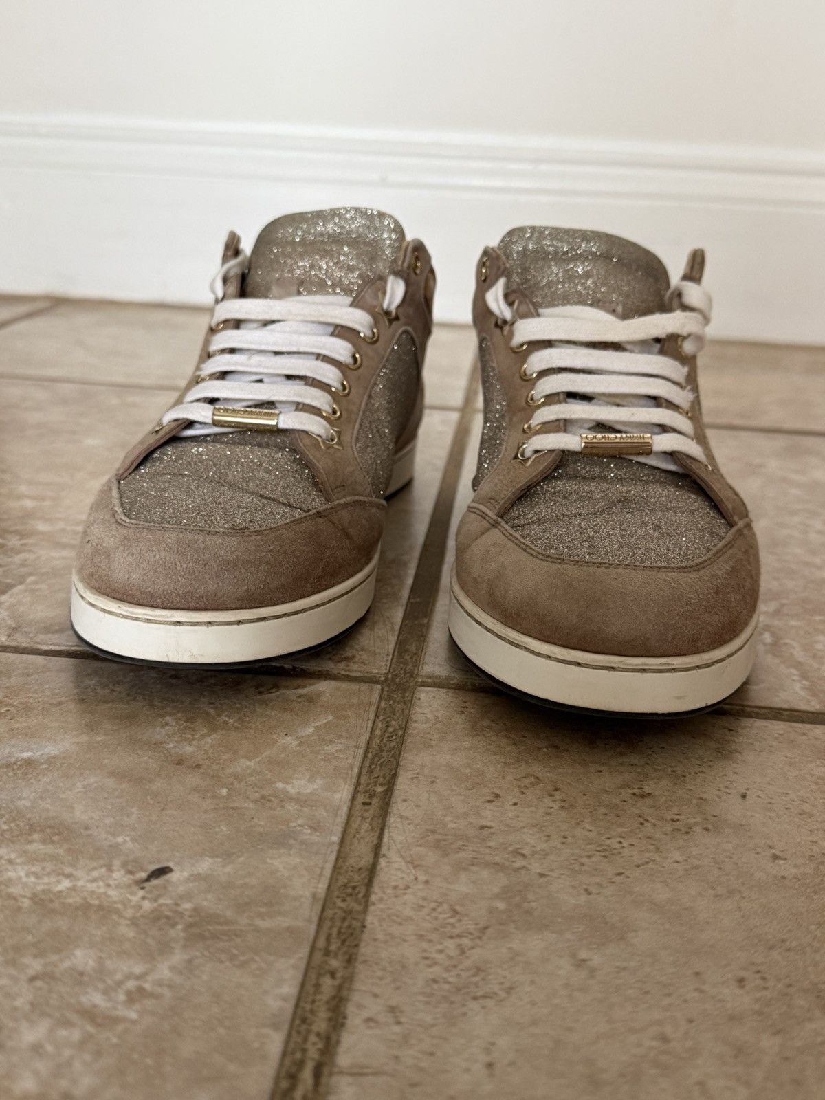 Jimmy Choo Jimmy Choo suede sneakers Size US 8.5 / IT 38.5 - 4 Thumbnail