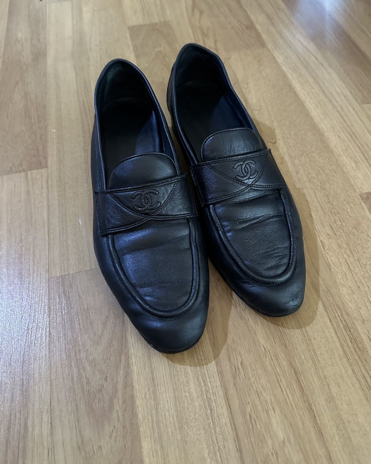Chanel Chanel Classic Leather Loafers Size US 8.5 / EU 41-42 - 3 Thumbnail