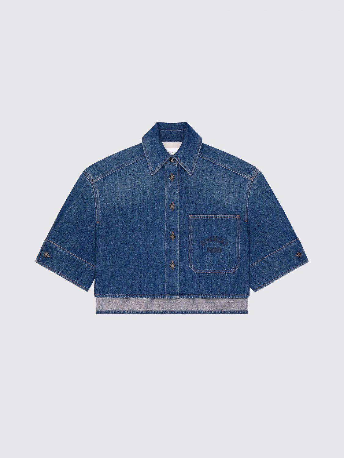 Givenchy Givenchy Shirt Woman Blue Size XS / US 0-2 / IT 36-38 - 1 Preview