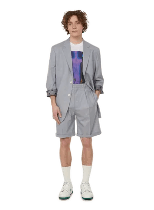 Acne Studios o1y0725 Short in Gray Size 34" / US 12 / IT 48 - 4 Thumbnail