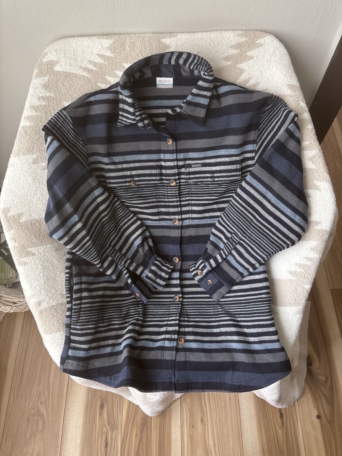 Columbia Columbia Wool Coat Size L / US 10 / IT 46 - 3 Thumbnail