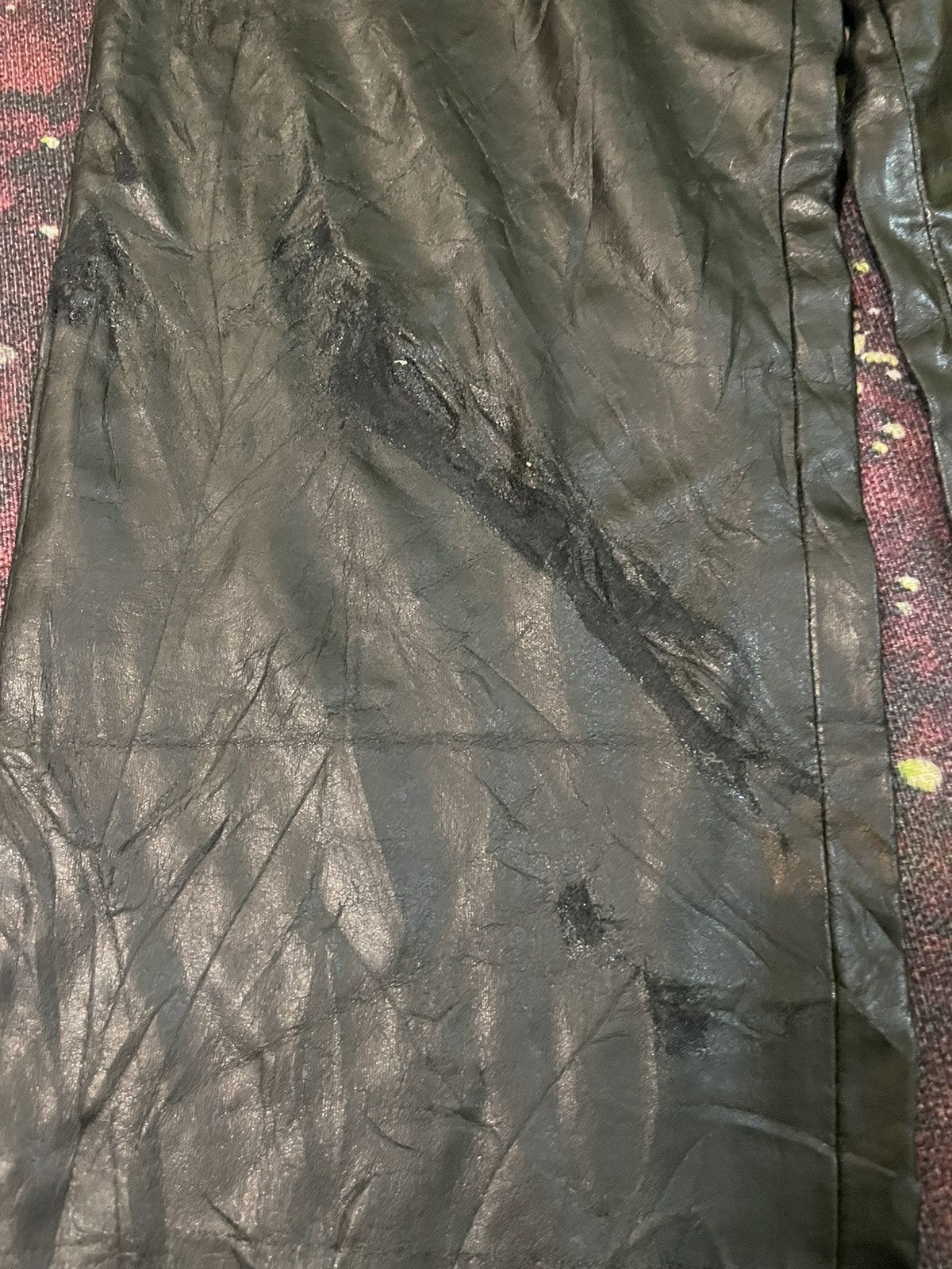 Comme Ca Ism Comme Ca Du Mode Spandex Leather Pants Size US 32 / EU 48 - 3 Thumbnail