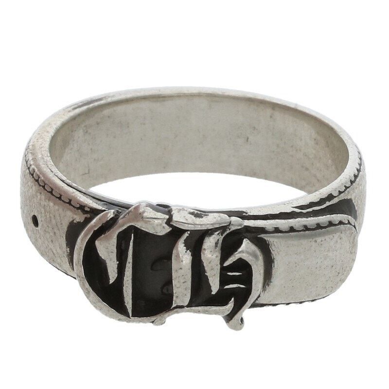 ★クロムハーツ★ Belted Belt CH Logo Silver Ring Chrome Hearts CH Buckle Belt Ring – Justin Reed