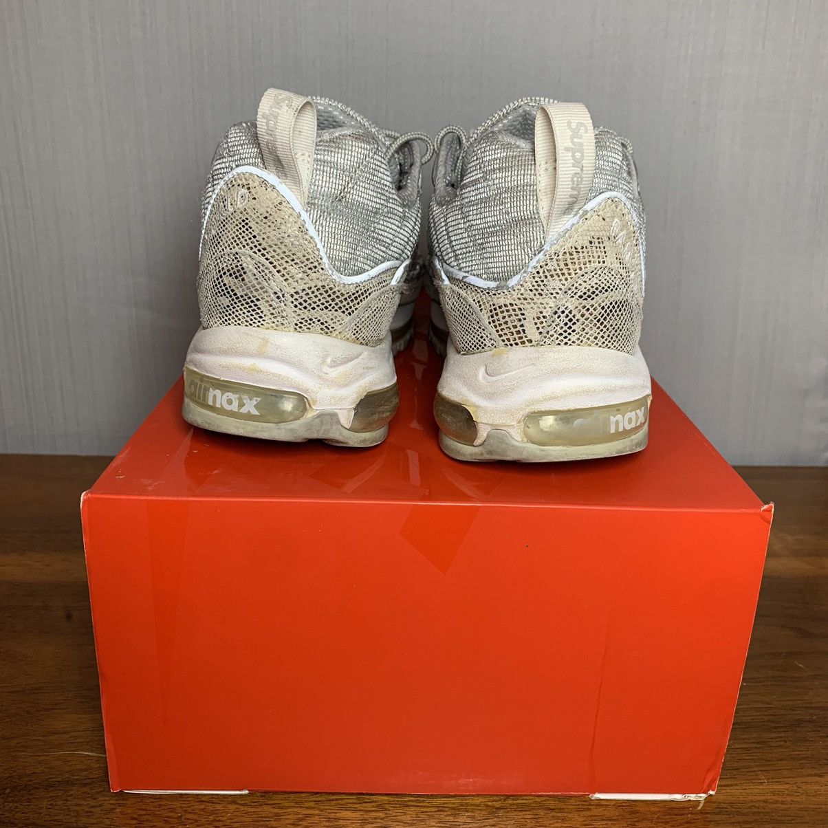 Nike × Supreme Supreme Nike Air Max 98 Snakeskin Size US 11.5 / EU 44-45 - 9 Thumbnail