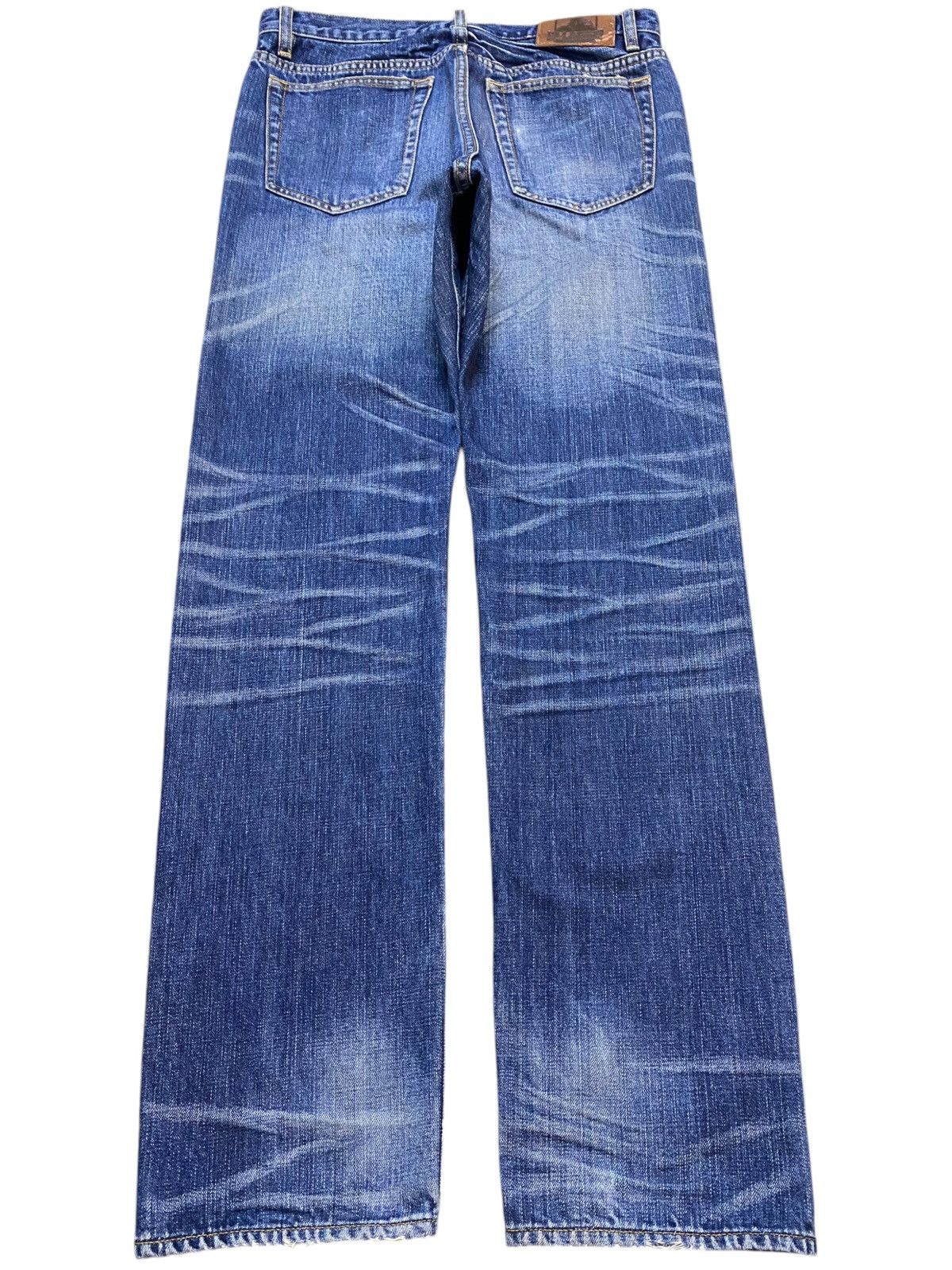Xlarge Vintage X Large Selvedge Distressed Whisker Loose Jeans Size US 32 / EU 48 - 2 Thumbnail