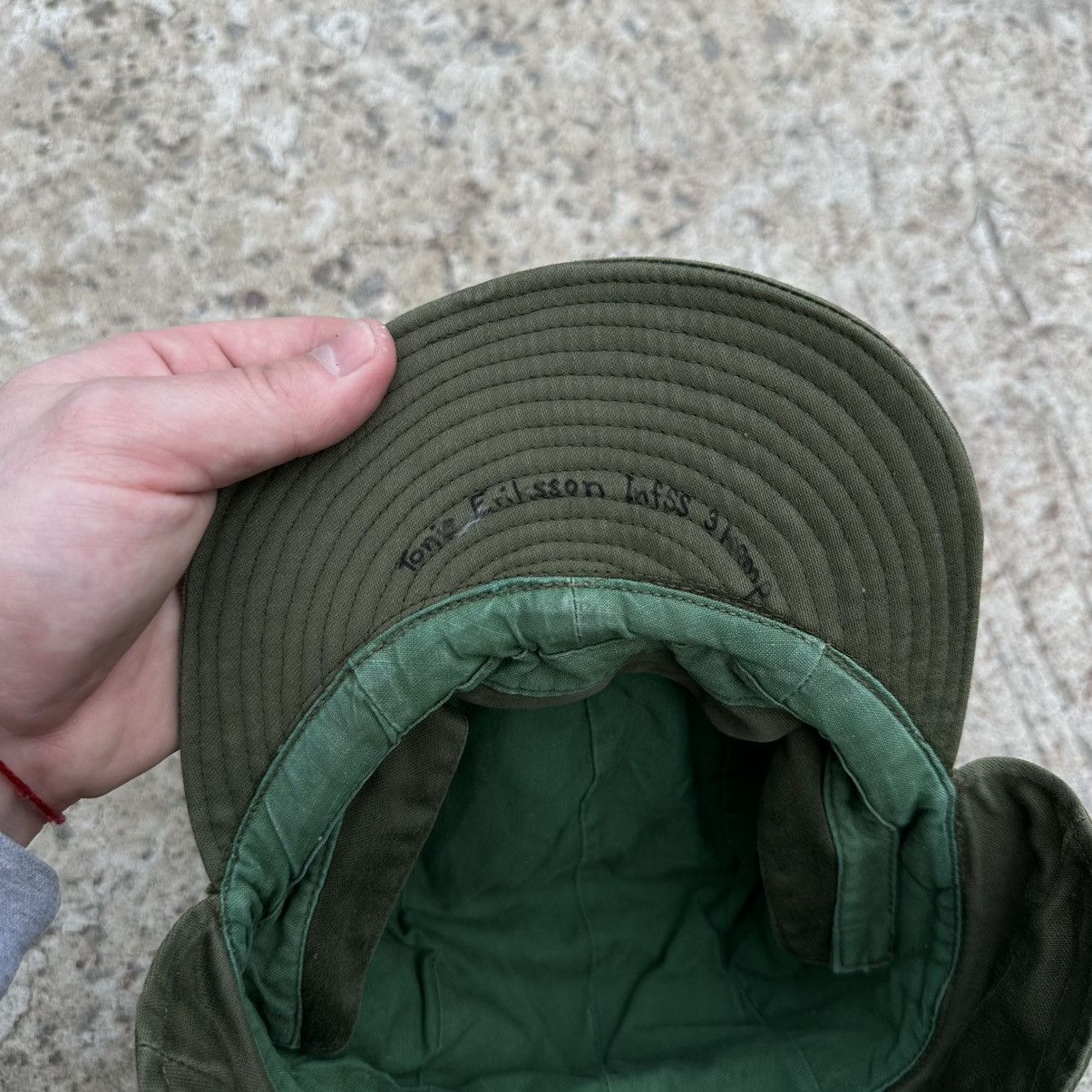 Designer × Japanese Brand Vintage Swedish Army Ear Flap Ear warmer Military Cap Hat 56 Size ONE SIZE - 6 Thumbnail