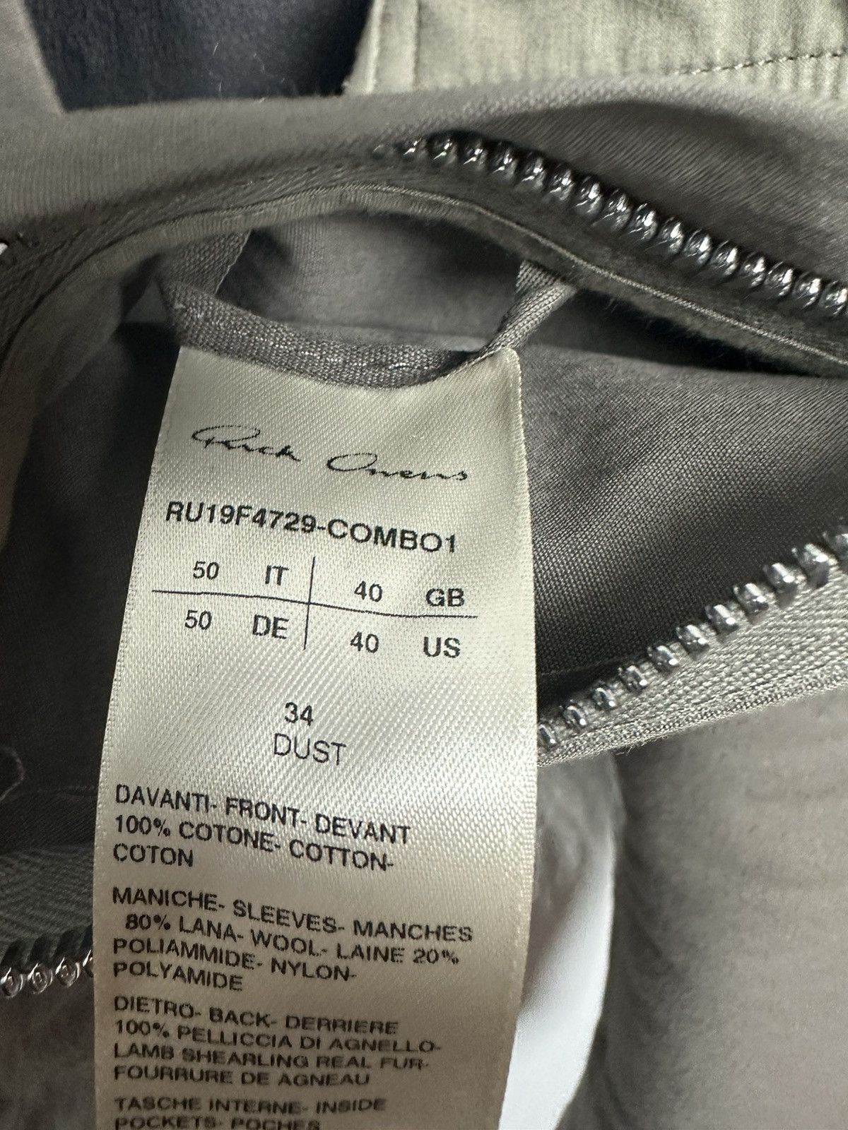 Rick Owens FW19 ‘LARRY’ Gorilla Back Overshirt Size US M / EU 48-50 / 2 - 8 Thumbnail