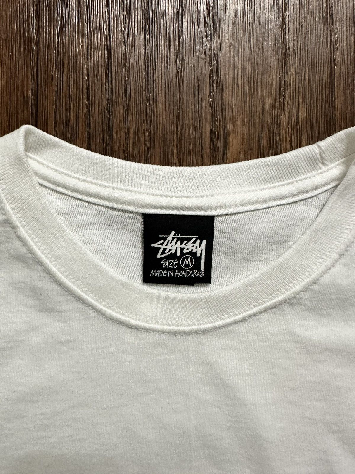 Stussy White Stussy Pecan Tee Size US M / EU 48-50 / 2 - 3 Thumbnail