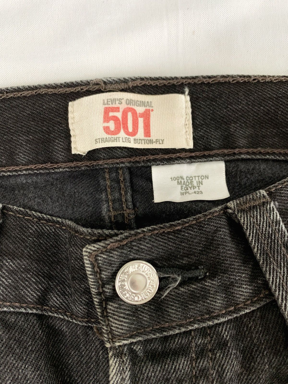 Levi's Levis 501 black stone size 33-35 Size US 34 / EU 50 - 5 Thumbnail