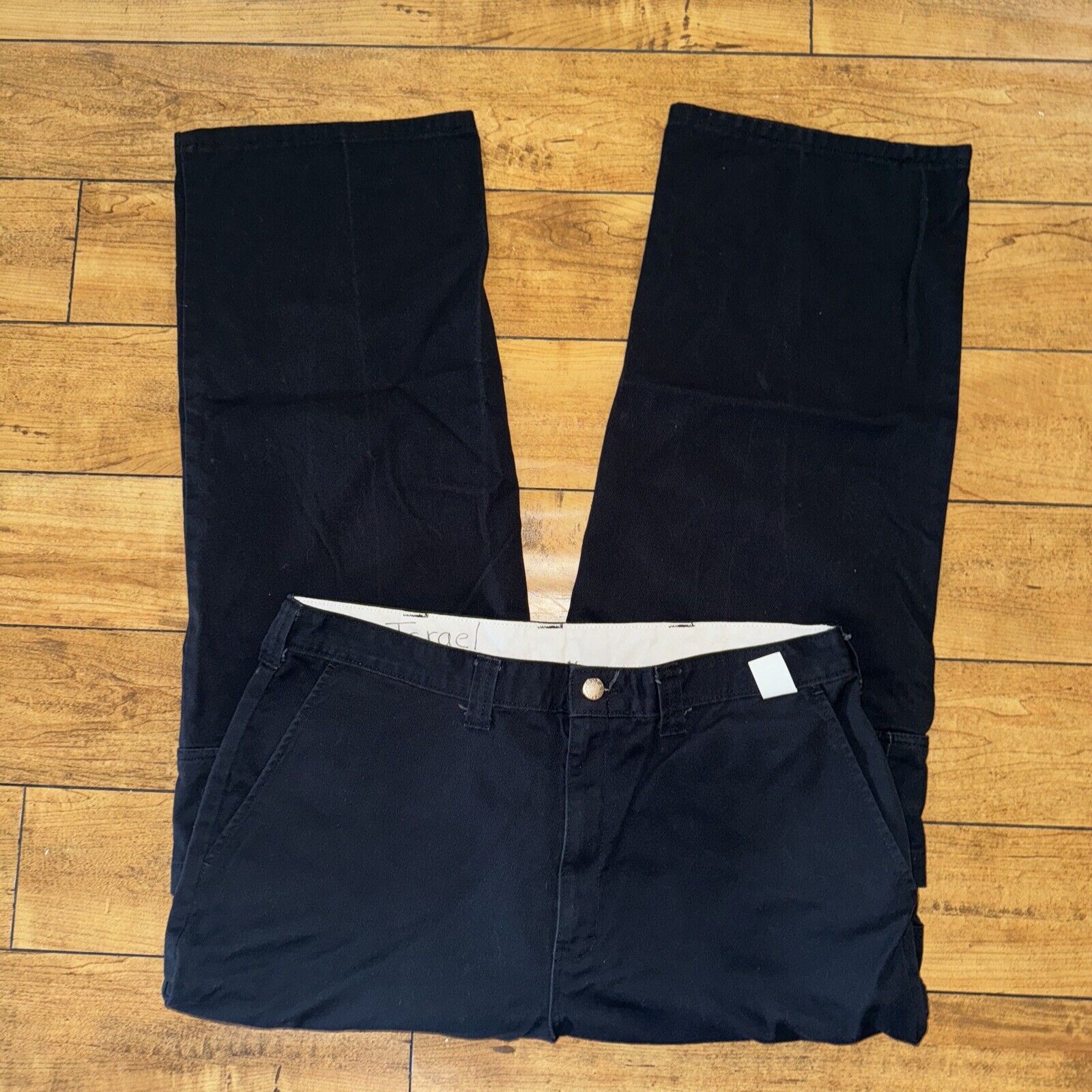 Dickies × Japanese Brand × Vintage Dickies Chino Cargo Pants Black 34x32 Workwear Measured Size US 34 / EU 50 - 3 Thumbnail