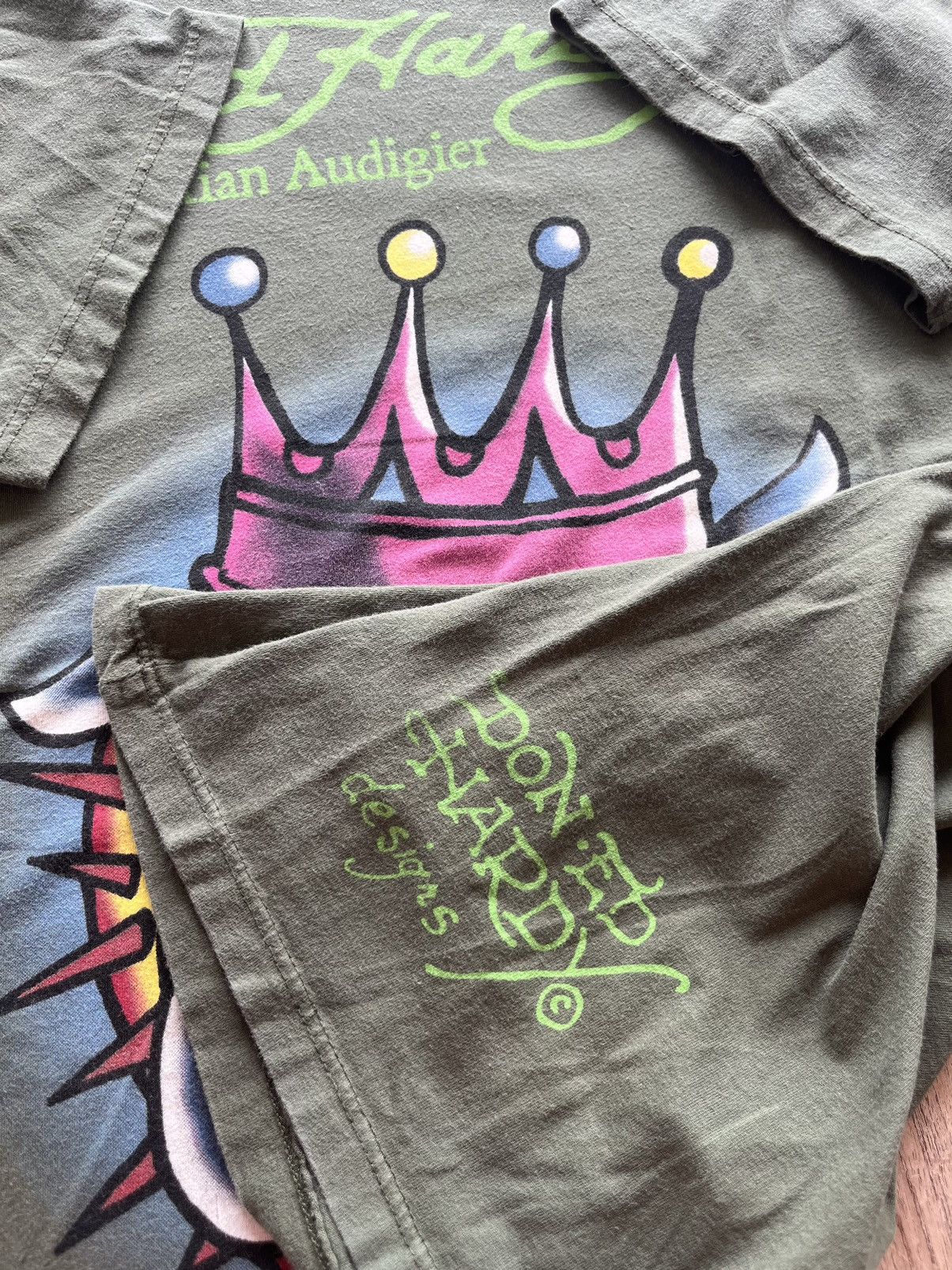 Designer × Ed Hardy Ed Hardy Tshirt Design by Christian Audigier Size US XXL / EU 58 / 5 - 9 Thumbnail