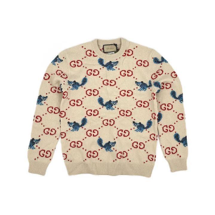 Gucci Gucci Gucci x Freya Hartas Animal Pattern Sweater -2506 Size US S / EU 44-46 / 1 - 2 Thumbnail