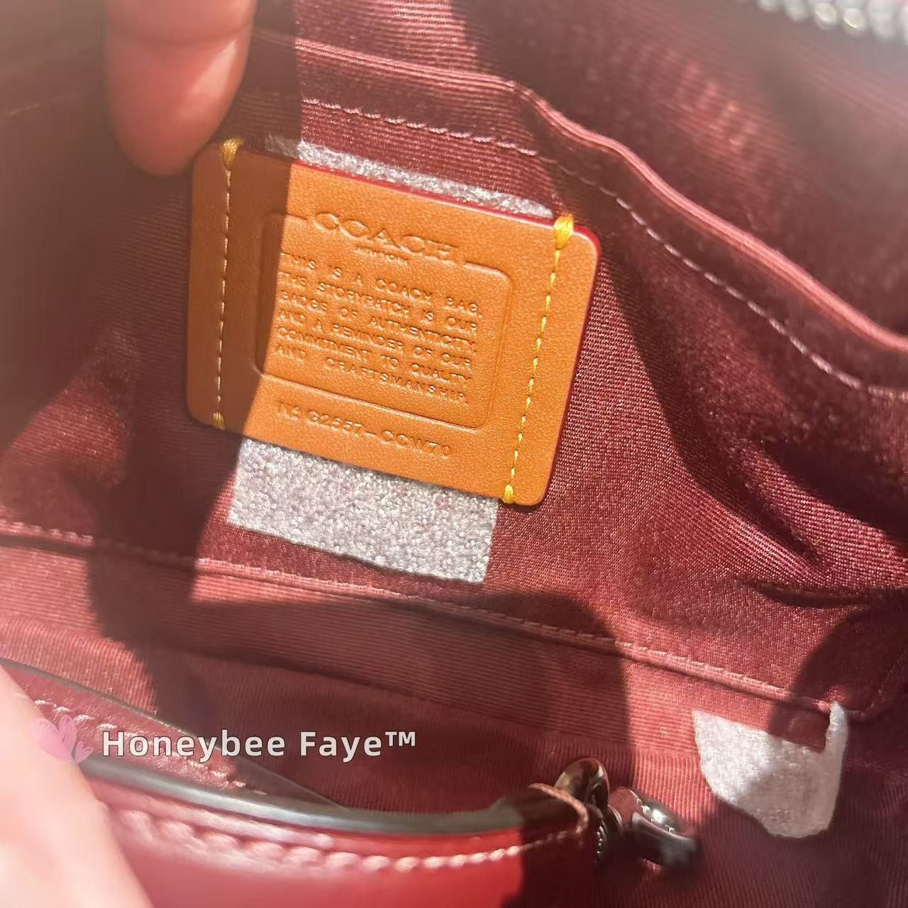 Coach Teri Shoulder Bag In Organic Cotton With Quilting CCW70 Size ONE SIZE - 7 Thumbnail