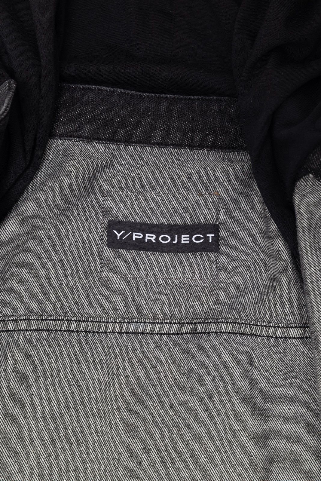 Y/Project Y/ Project Hooded Denim Shirt Size US L / EU 52-54 / 3 - 6 Thumbnail