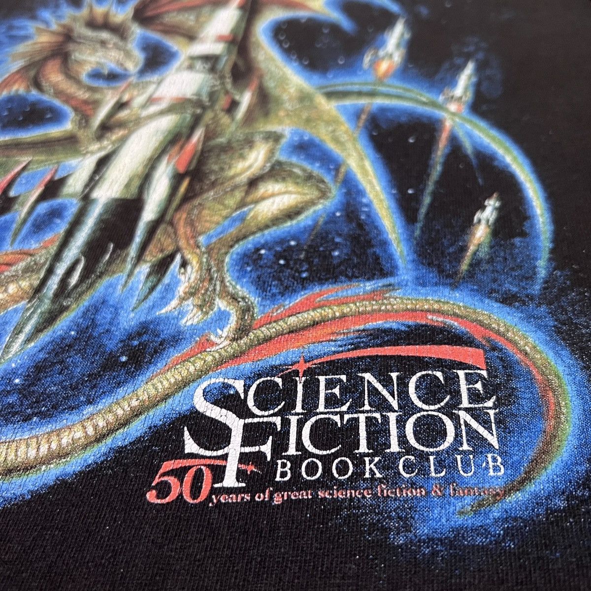 Arts & Science × Vintage Vintage Science Fiction Book Club Dragon Faded Bob Eggleton Size US XL / EU 56 / 4 - 4 Thumbnail