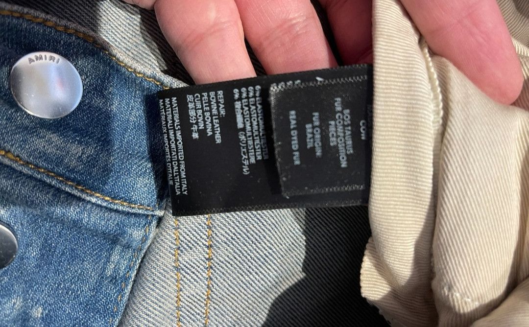 Amiri AMIRI Leopard DMGD Jean-2506 Size US 34 / EU 50 - 4 Thumbnail