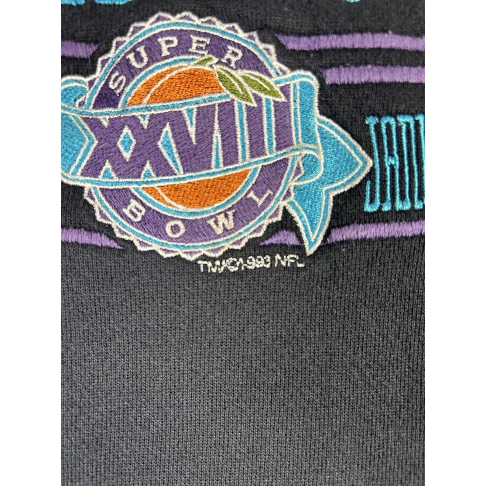 Champion Super Bowl XXVIII Atlanta Super Bowl Georgia Dome Crew Neck Size US L / EU 52-54 / 3 - 5 Thumbnail