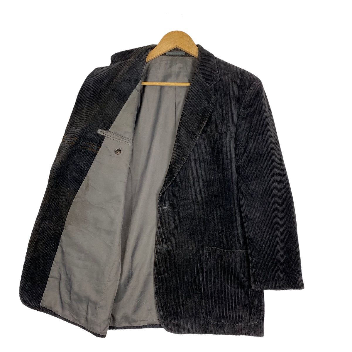 Burberry BURBERRYS CORDUROY BUTTON COAT BLAZER Size US M / EU 48-50 / 2 - 10 Thumbnail
