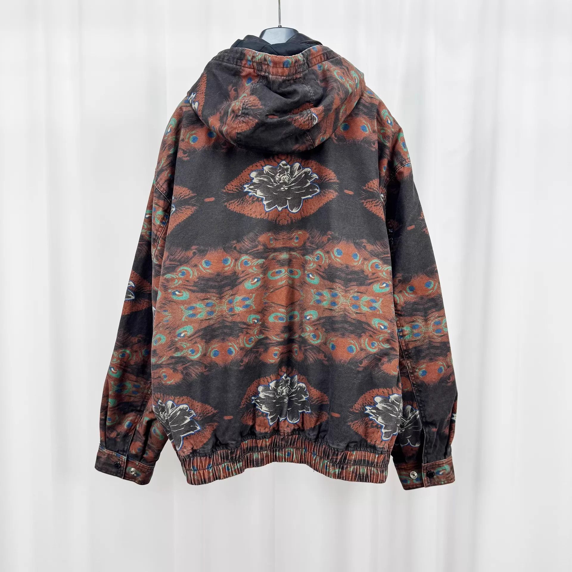 Supreme Supreme Peacock Leather Collar Embroidered Logo Work Jacket Size US L / EU 52-54 / 3 - 2 Thumbnail