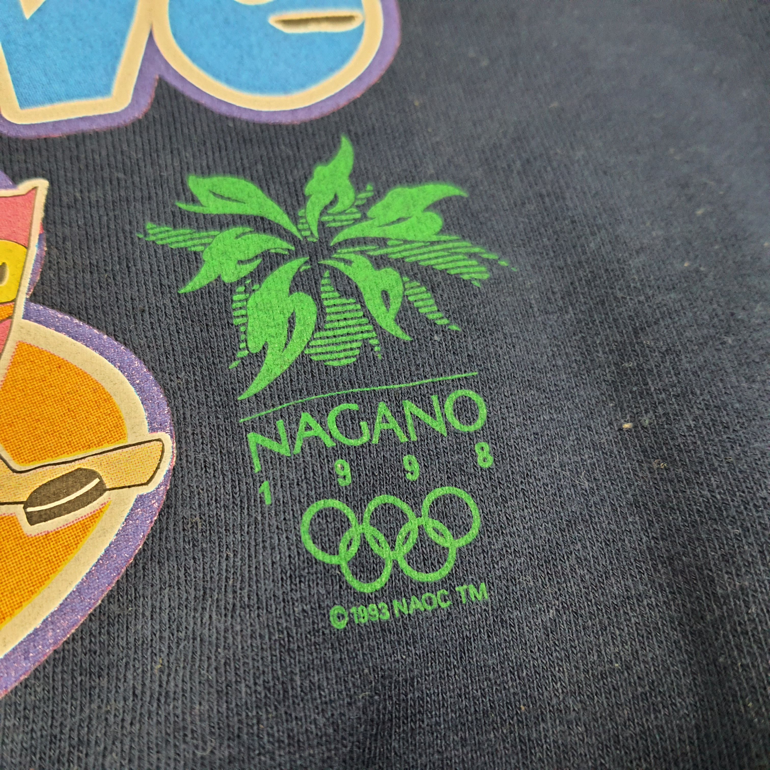 Japanese Brand × Vintage Vintage NAGANO 1998 Olympic Winter Game 90s Sweatshirt Size US M / EU 48-50 / 2 - 3 Thumbnail