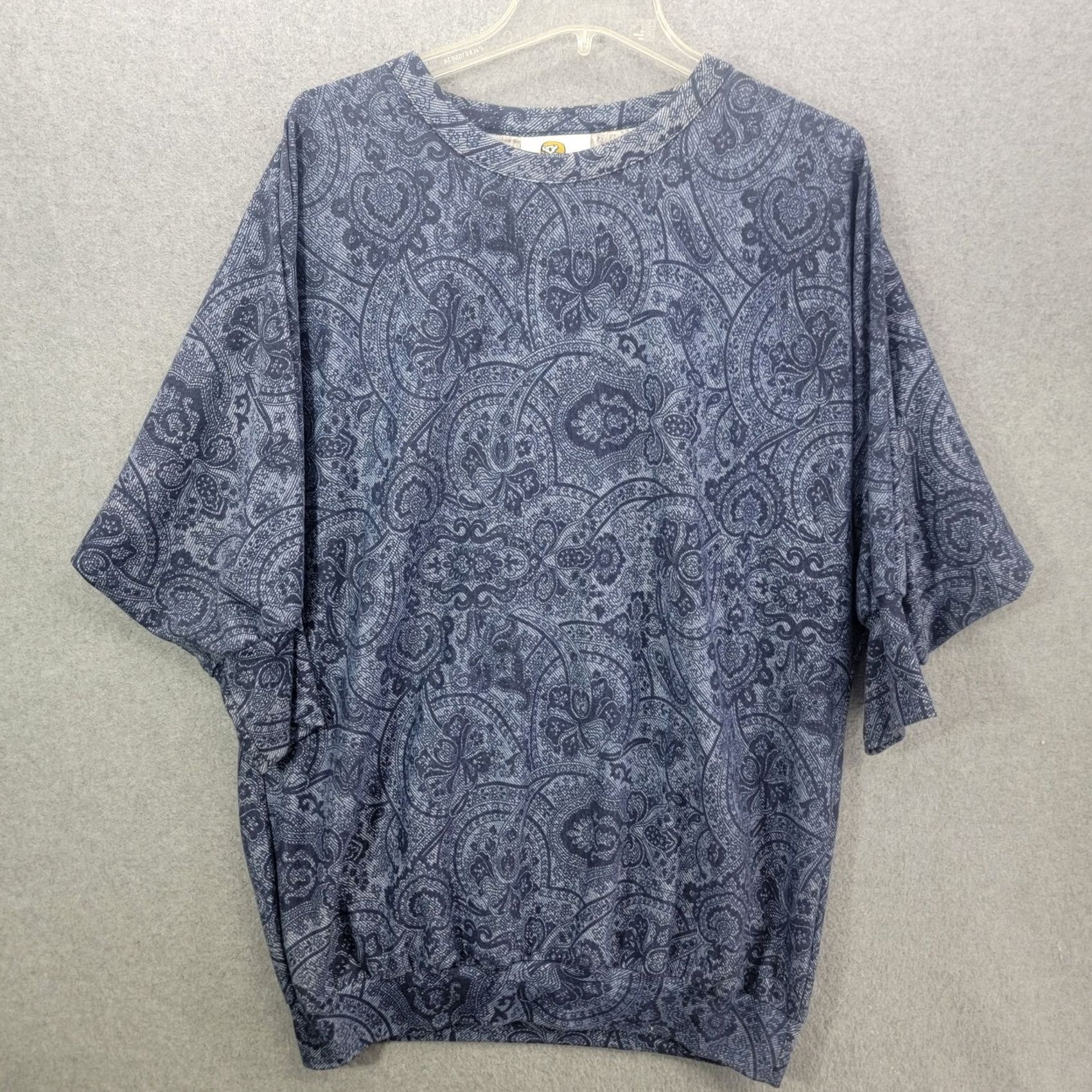 Vintage Vintage SloppyJoes Shirt Women One Size Blue Casual Wear MADE in USA dress Size ONE SIZE - 2 Thumbnail