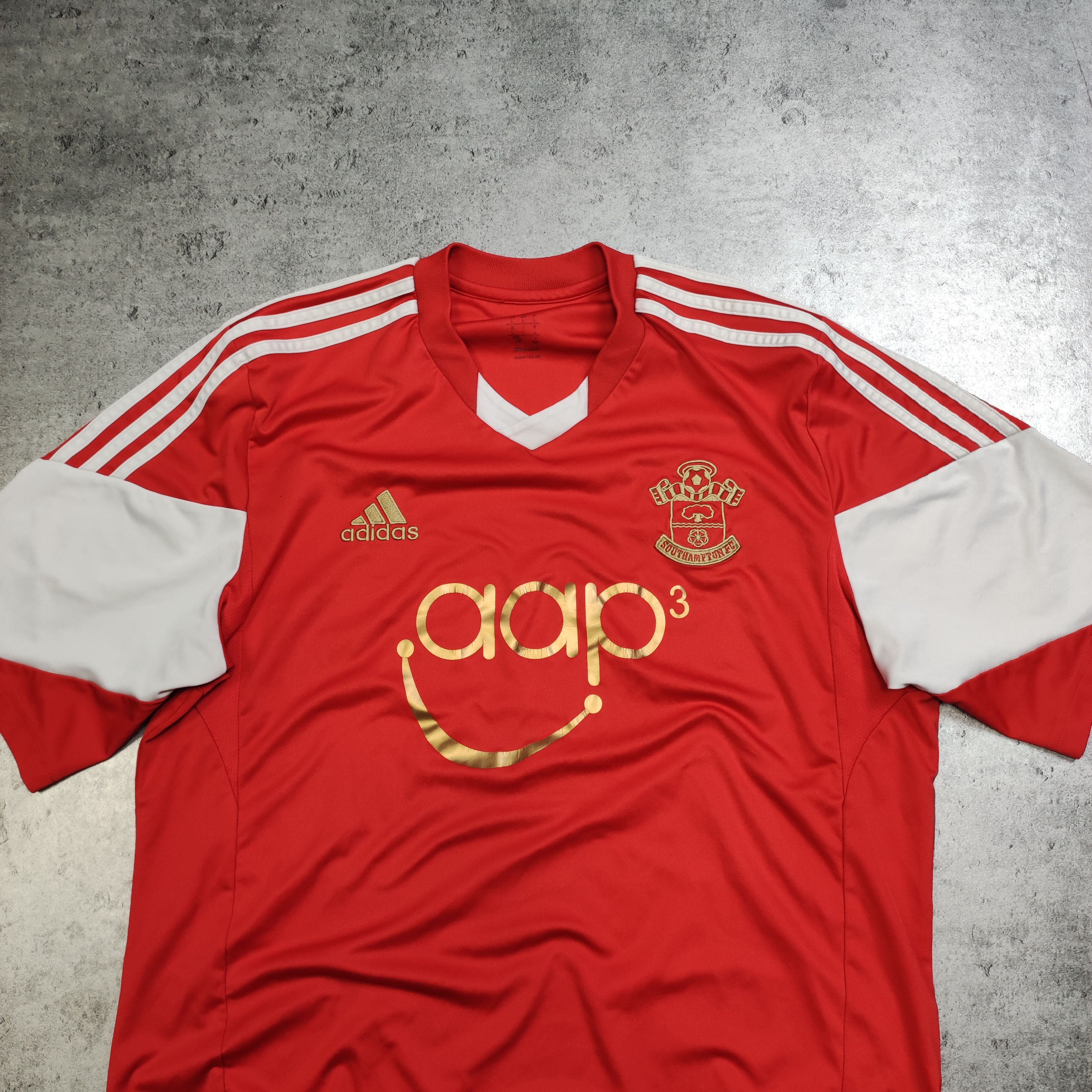 Adidas RARE Southampton FC 2013/14 Home Football Adidas Jersey Size US L / EU 52-54 / 3 - 3 Thumbnail