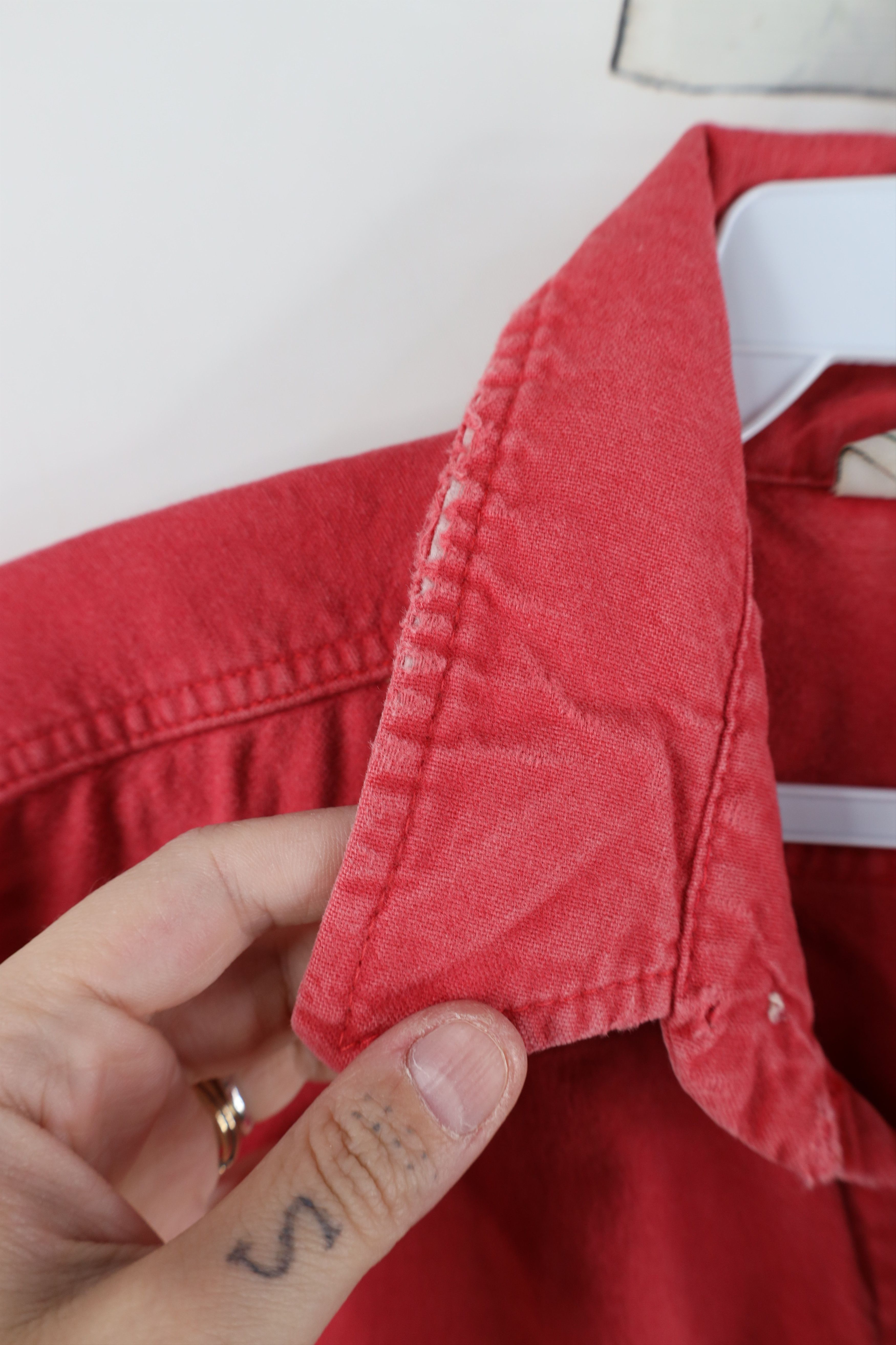 FiveBrother Vintage 90s Five Brother Chamois Cloth Button Shirt USA Size US L / EU 52-54 / 3 - 12 Thumbnail