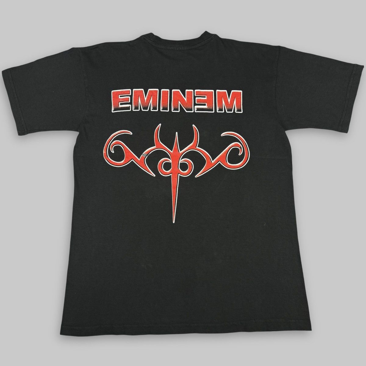 Rap Tees Vintage 90s Eminem Chainsaw Mask Rare Euro Rap T Shirt Size US L / EU 52-54 / 3 - 3 Thumbnail
