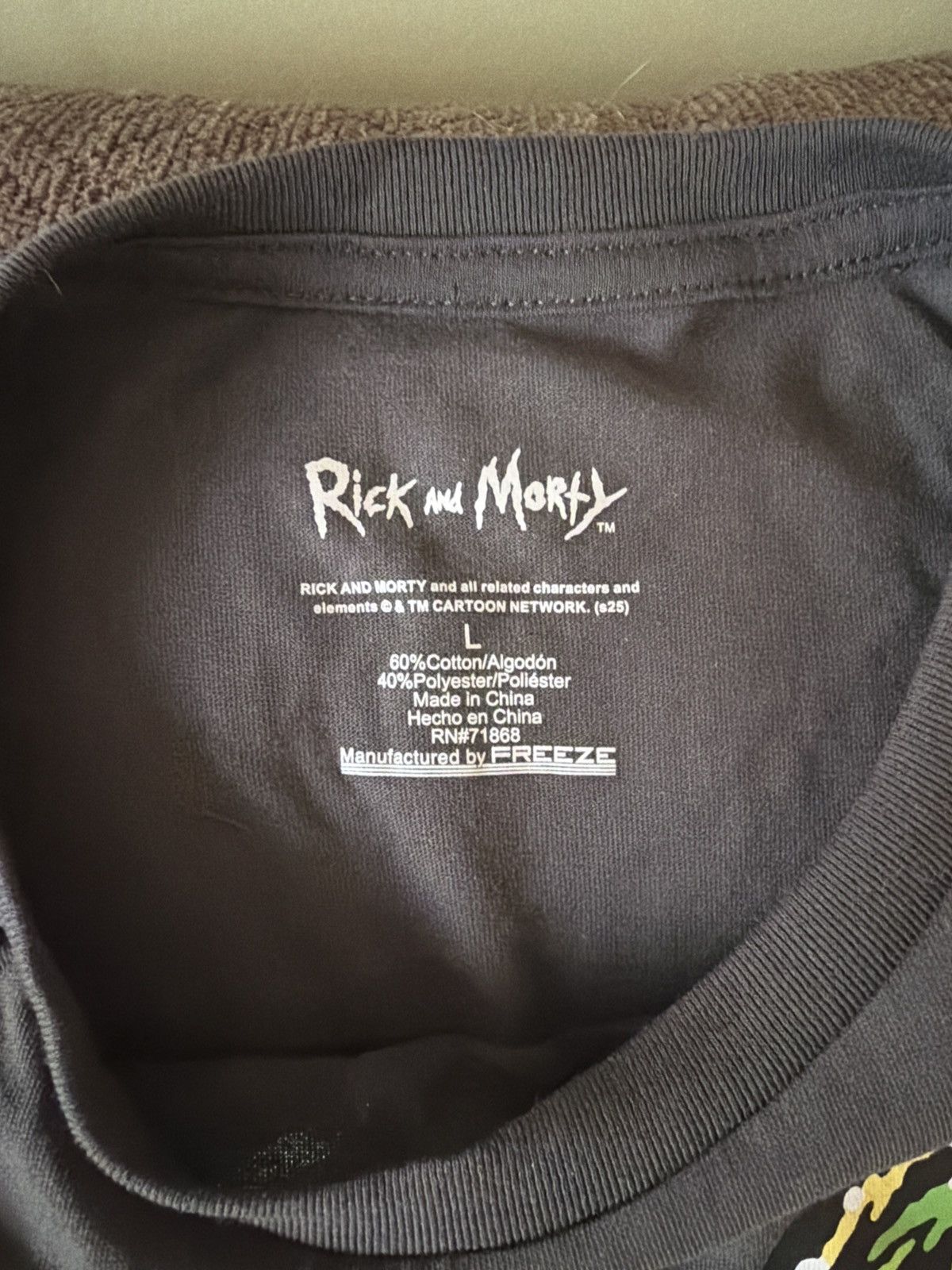 Cartoon Network 2025 Cartoon Network Rick And Morty Dimension C-137 Tee Size US L / EU 52-54 / 3 - 4 Thumbnail