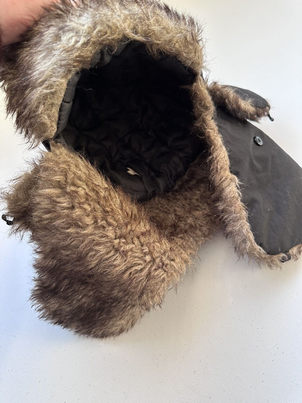 If Six Was Nine × Vintage Vintage Y2k Ushanka Fuzzy Hat Fur Faux If Six Was Nine Size ONE SIZE - 5 Thumbnail