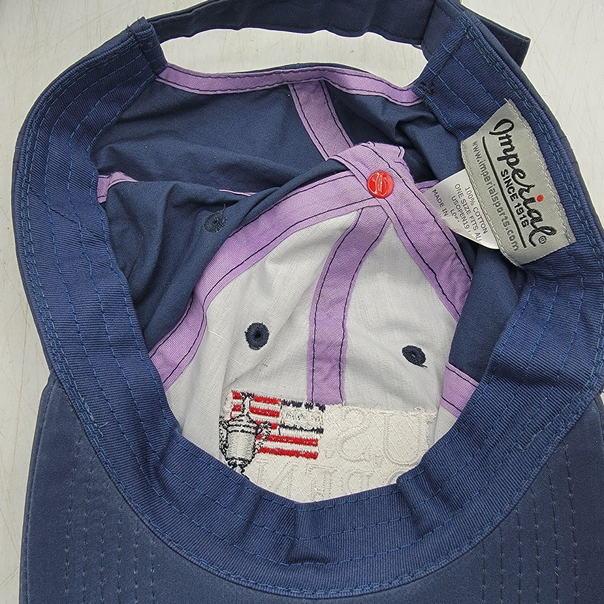 Imperial US Open Pebble Beach Navy Blue Adults Baseball Cap By Imperi Size ONE SIZE - 8 Thumbnail