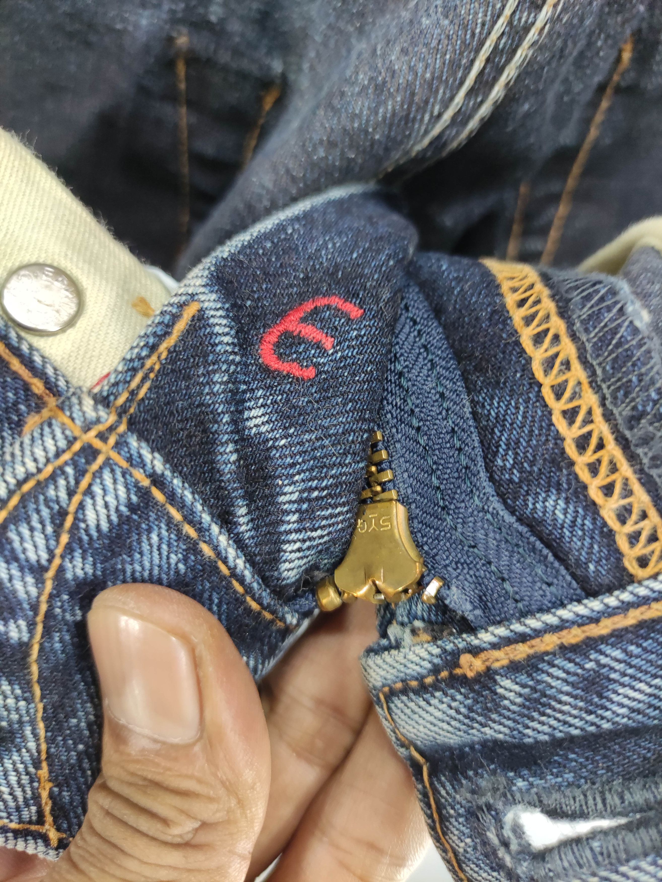 Edwin Vintage Edwin 503 Distressed Denim Jeans Flare Bootcut Size US 32 / EU 48 - 16 Thumbnail