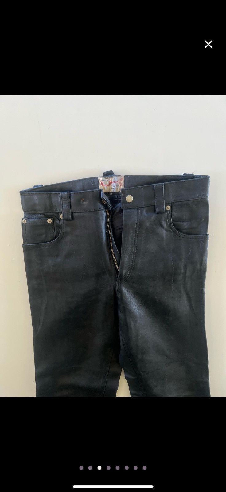 Vintage RARE Vintage Y’2 Riding Monster Leather Pants Size US 28 / EU 44 - 3 Thumbnail