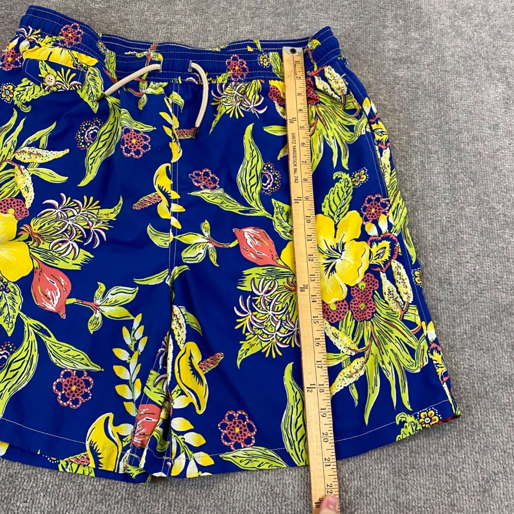 Polo Ralph Lauren Polo Ralph Lauren Swim Trunks Men LT Large Tall Blue Floral Lined 7.5 Board Surf Size US L / EU 52-54 / 3 - 6 Thumbnail