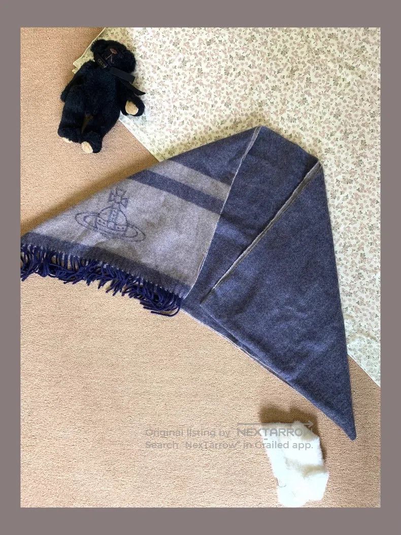 Vivienne Westwood Vivienne Westwood Printed Long Shawl Autumn and Winter Wra Size ONE SIZE - 3 Thumbnail