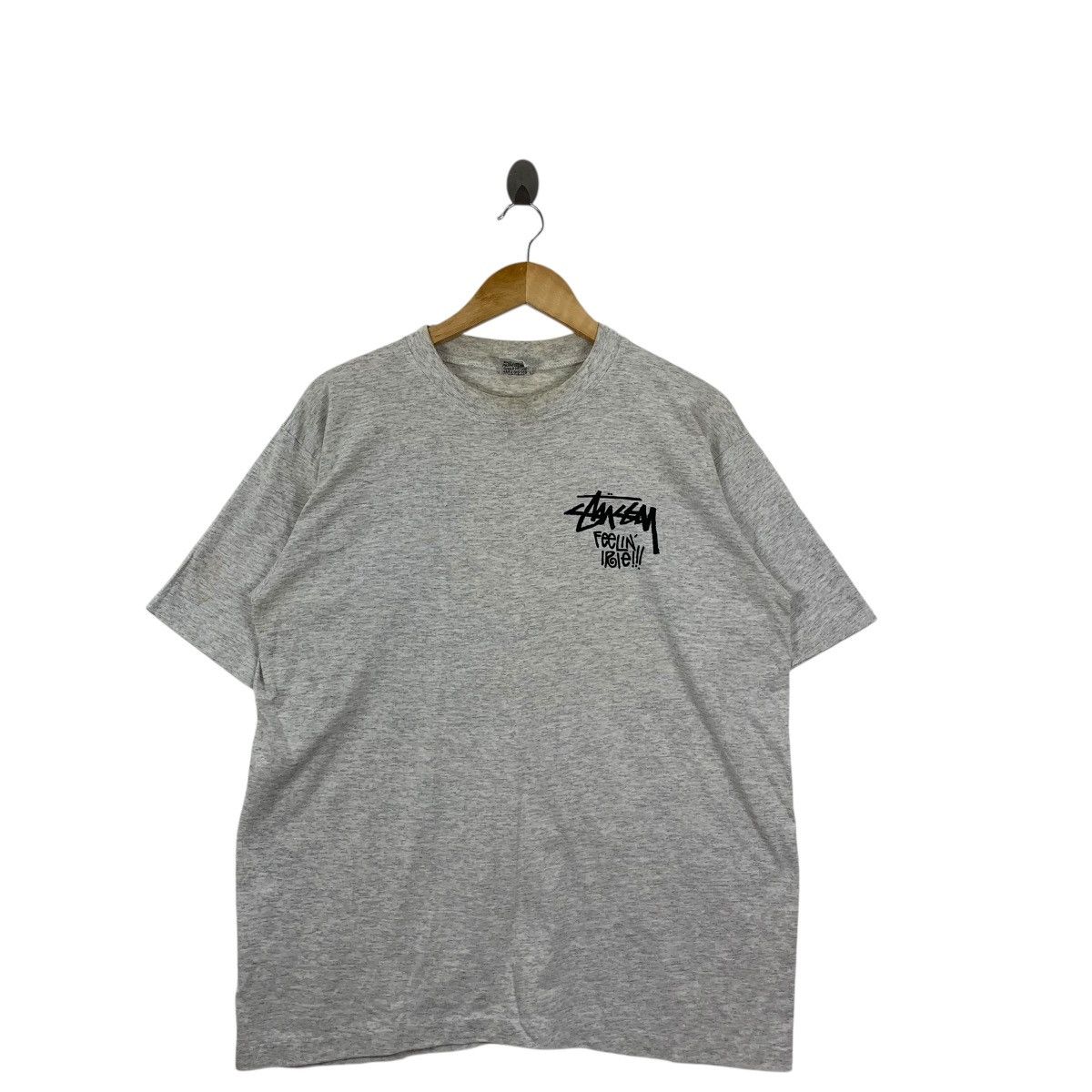 Stussy Vintage 80s STUSSY IRIE RASTA Bob Marley Skateboard Tee Size US XL / EU 56 / 4 - 5 Thumbnail