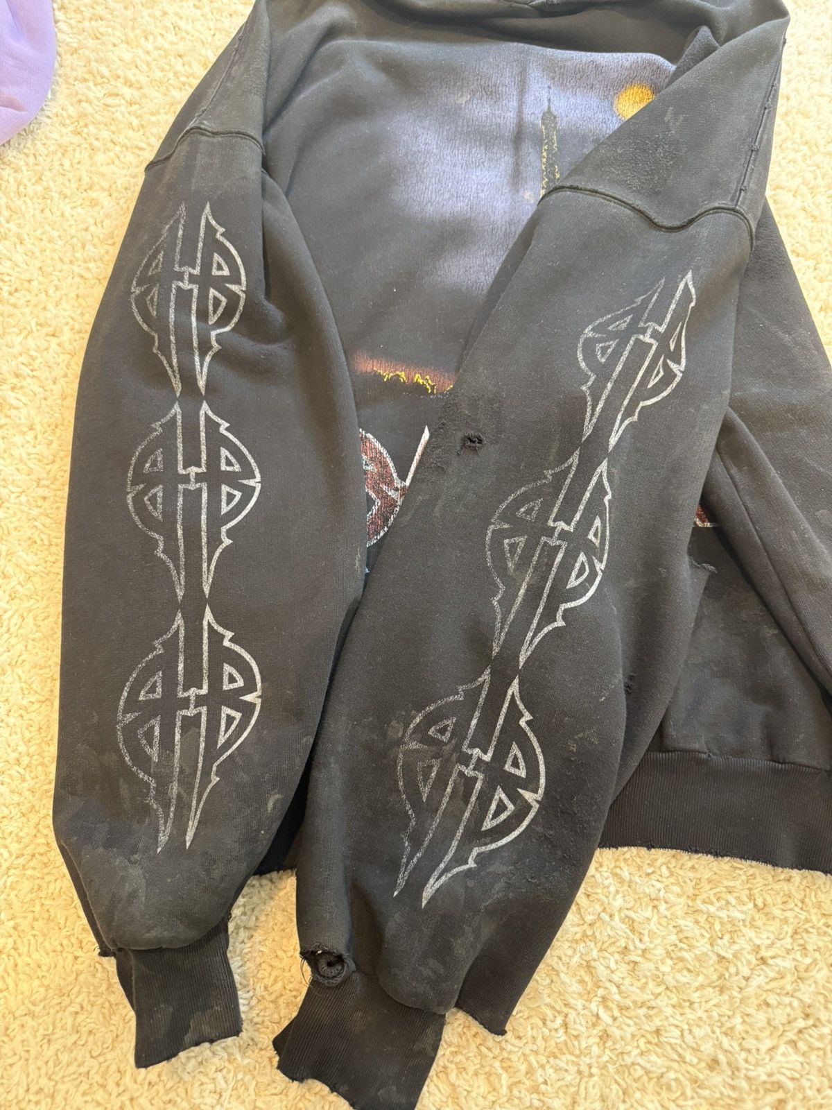 Balenciaga Balenciaga Paris Moon Hoodie Size US S / EU 44-46 / 1 - 8 Thumbnail