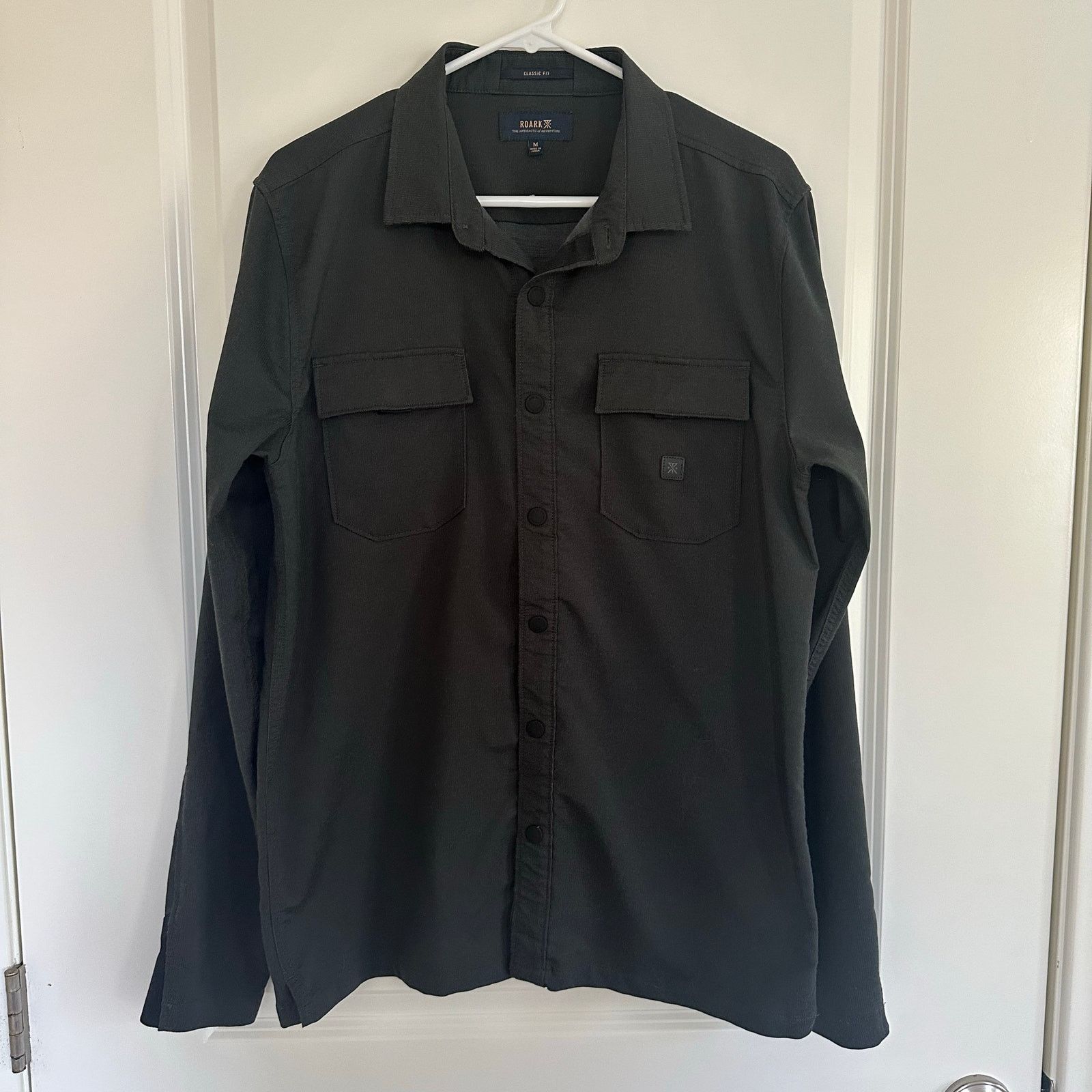 Roark Roark Black Flannel Long Sleeve Snap Front Lightweight M Size US M / EU 48-50 / 2 - 1 Thumbnail